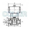 GUQ-10(F)，GUQ-16(F)，GUQ-25(F)，GUQ-32(F)，GUQ-40(F)，氣動高真空球閥