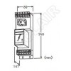 MMH-110/MMH-130/MMH-210/MMH-230,最大負(fù)載10A、30A 可更換元件避雷器