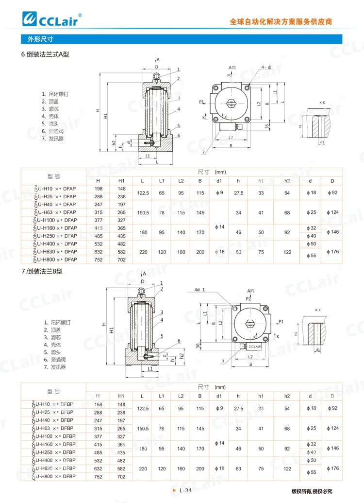ZU-H、QU-H系列壓力管路過(guò)濾器-6
