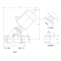 DIN11580-1/2/3,ISO4200/20371,DIN3239,ASME-BPE，焊接不銹鋼和鋁氣缸角座閥