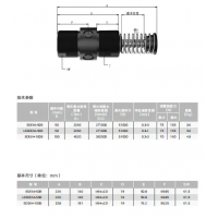 BDE64-50/100B，LEBDE64-50B，BDE64-50/100,LEBDE64-50，大型可調(diào)節(jié)液壓緩沖器BDE6425-64150
